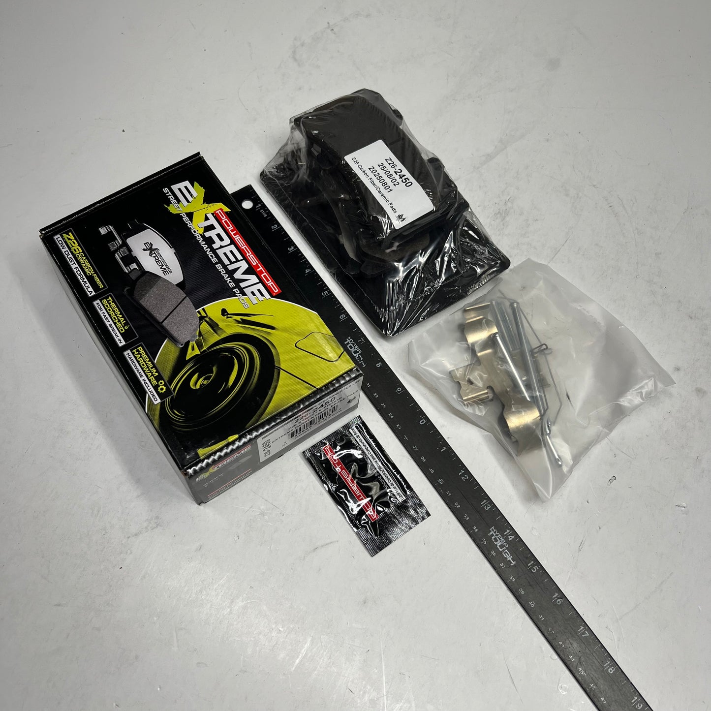 POWER STOP Performance Carbon-fiber Ceramic Brake Pads for Toyota Z26-2450