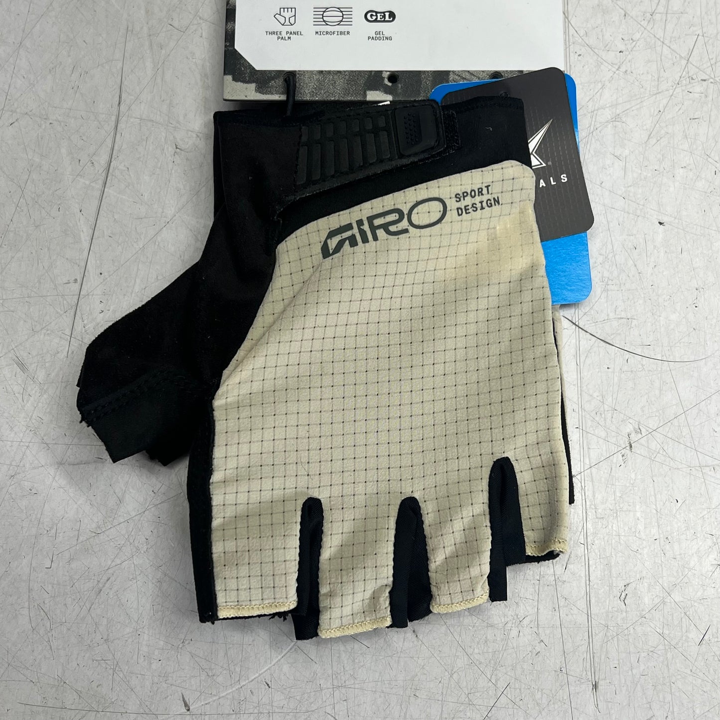 GIRO Bravo Ii Gel Cycling Gloves for Daily Riding  Men's Sz XL Stone 7200641