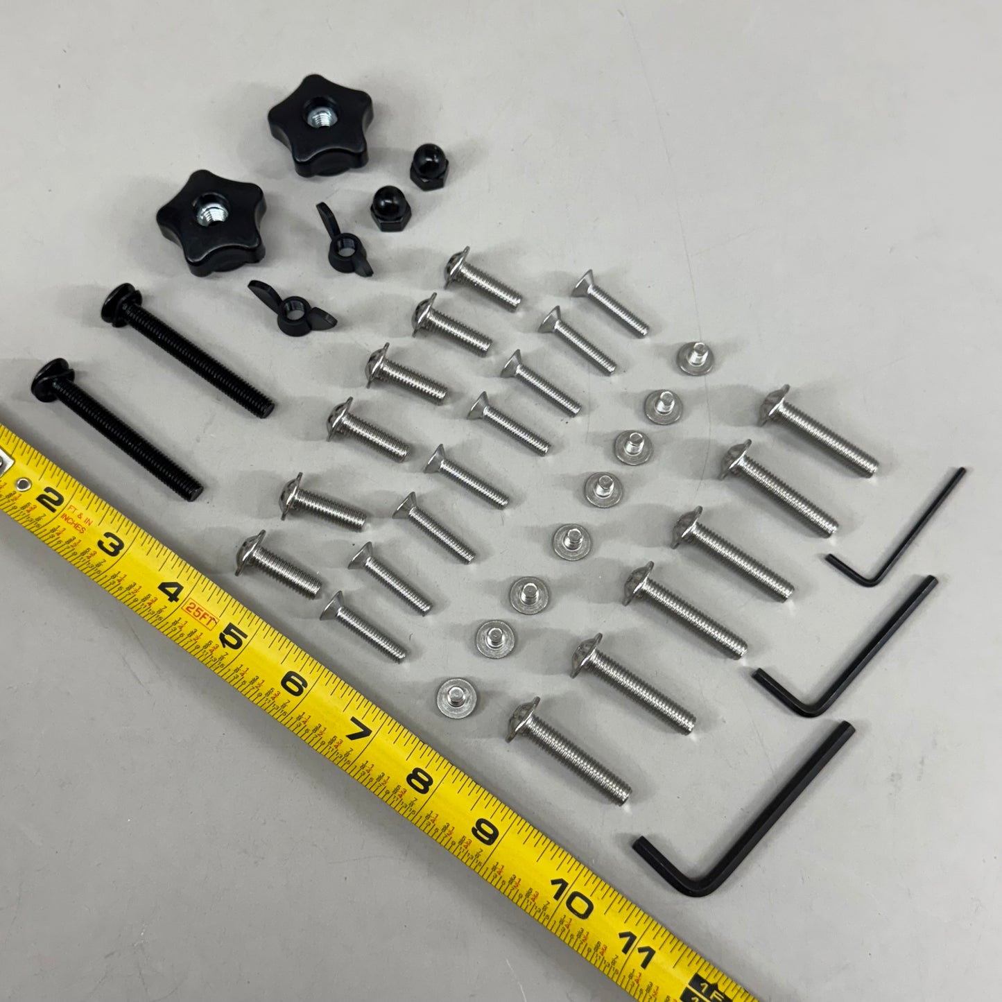 Box Of Metal Hardware Including Bolts,Allen Key, Ball Screw ETC LT300-M (New Other-Distressed Box)