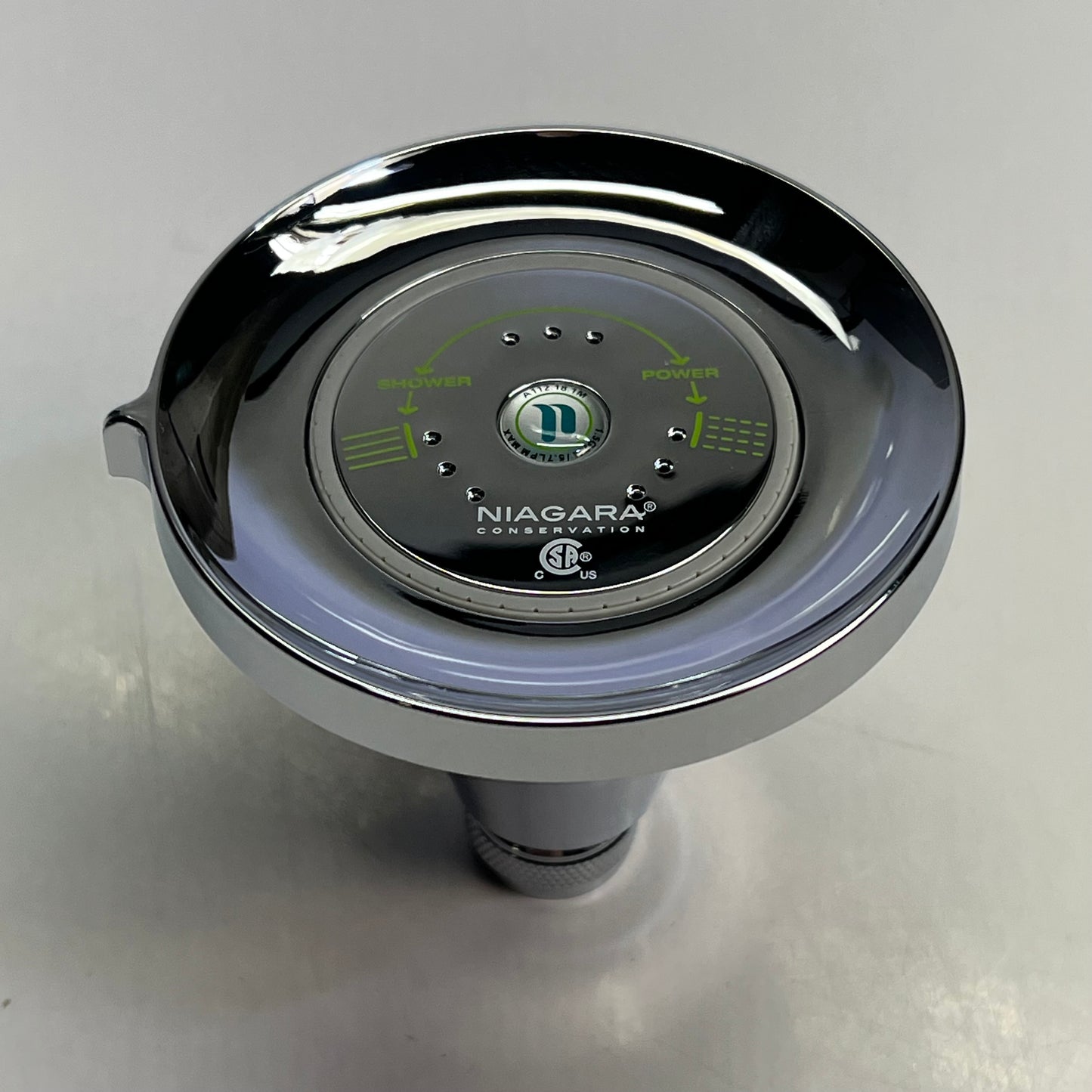 AM CONCERVATION Shower Head, Faucet, Drip Cup & Thermometer Kit Polished Chrome