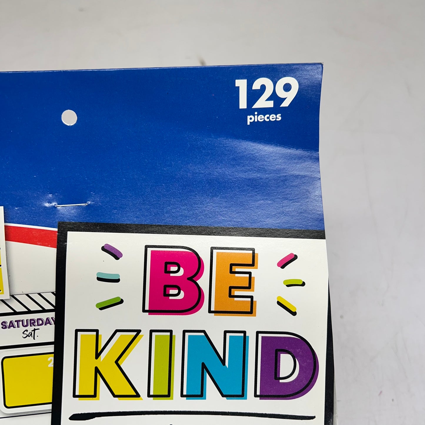 CARSON DELLOSA (2 PACK) Kind Vibes Calendar Bulletin Board Set 129 Pieces