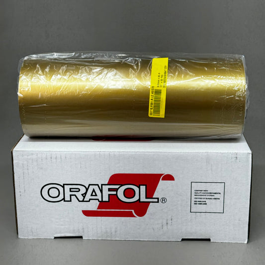 ORAFOL Oracal Intermediate Cal Gold 15" X 50Yds 2.5 Mil Thick 651G-091