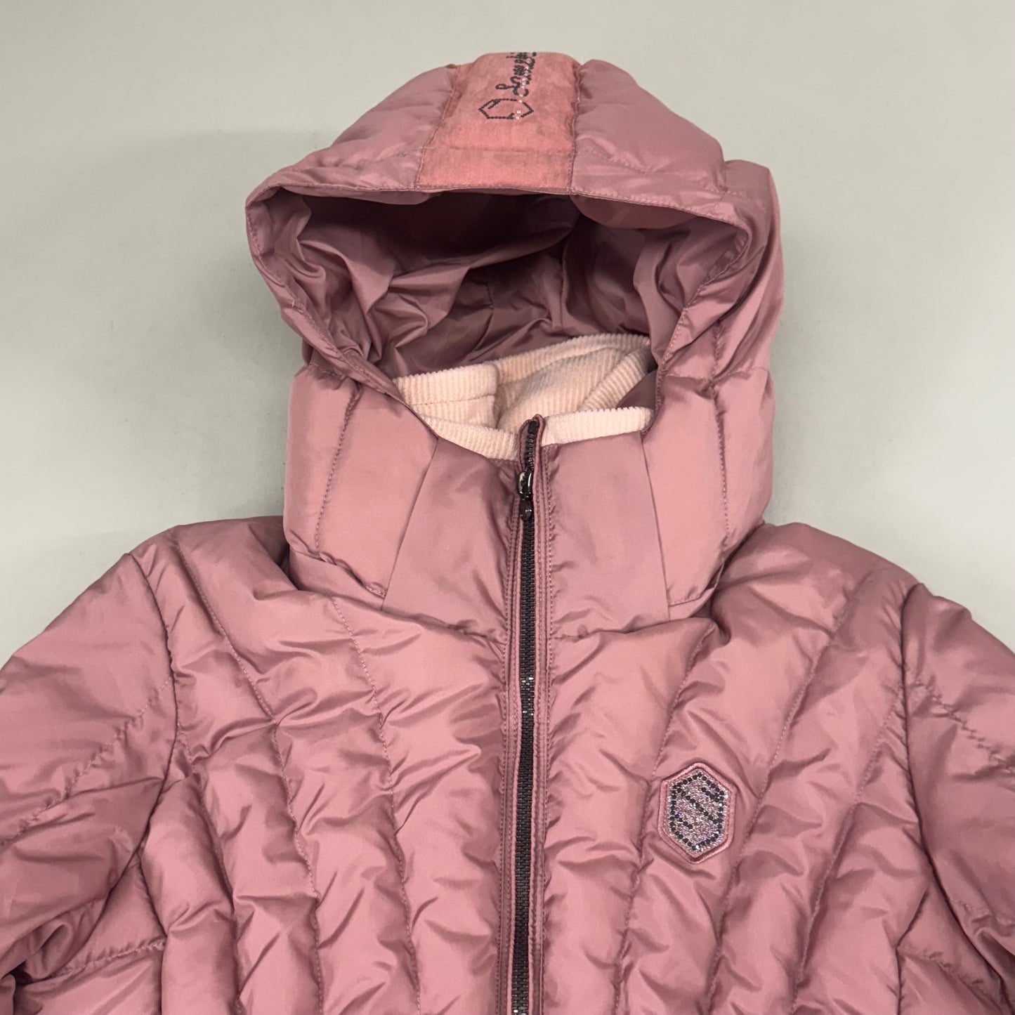 SAMSHIELD Courchevel Equestrian Winter Jacket Coat Women’s Sz S Blush Pink