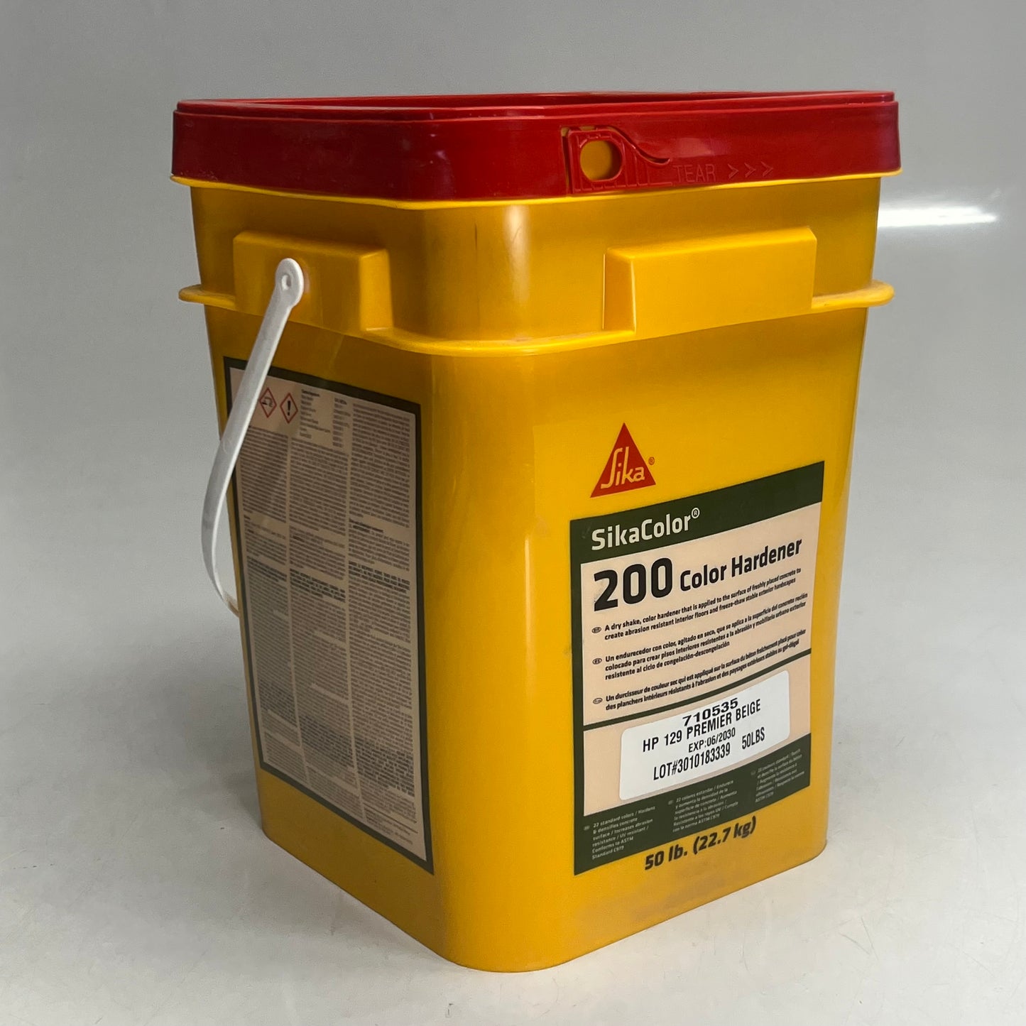 SIKA Sikacolor 200 Color Hardener HP 129 Premier Beige 50Lbs 710535