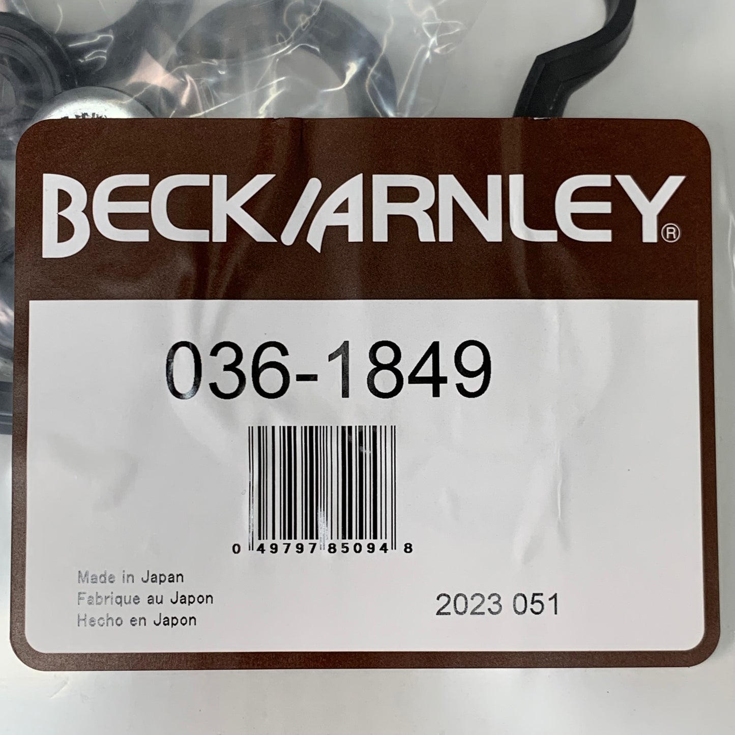 BECK ARNLEY Engine Valve Cover Gasket Set for Honda & Acura 036-1849