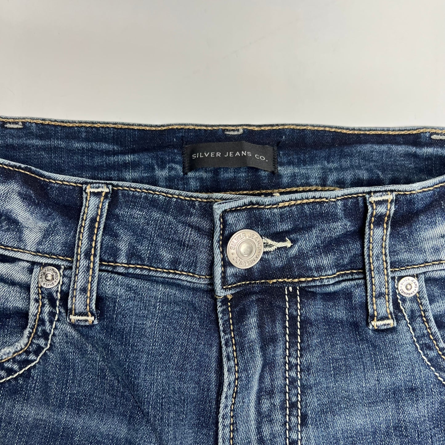 SILVER JEANS CO. Grayson Classic Fit Straight Leg Jean Men's Sz 34/30 Indigo