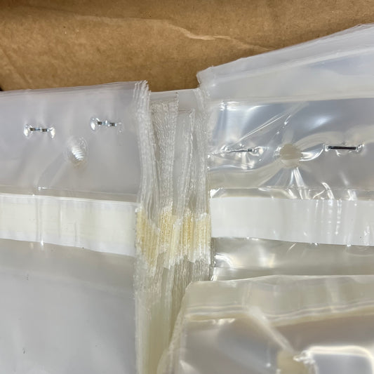 ZA@ (1000 PACK) Small Sealable Plastic Bags 7"x6" Clear