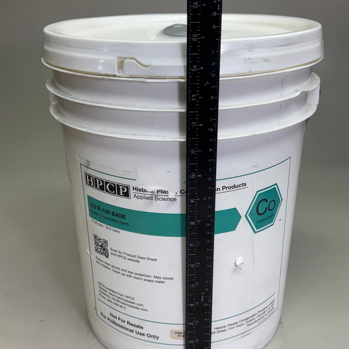 ZA@ HPCP Plaster Consolidation Agent CO R-100 BASE 5 gal/18.9 L (New) C