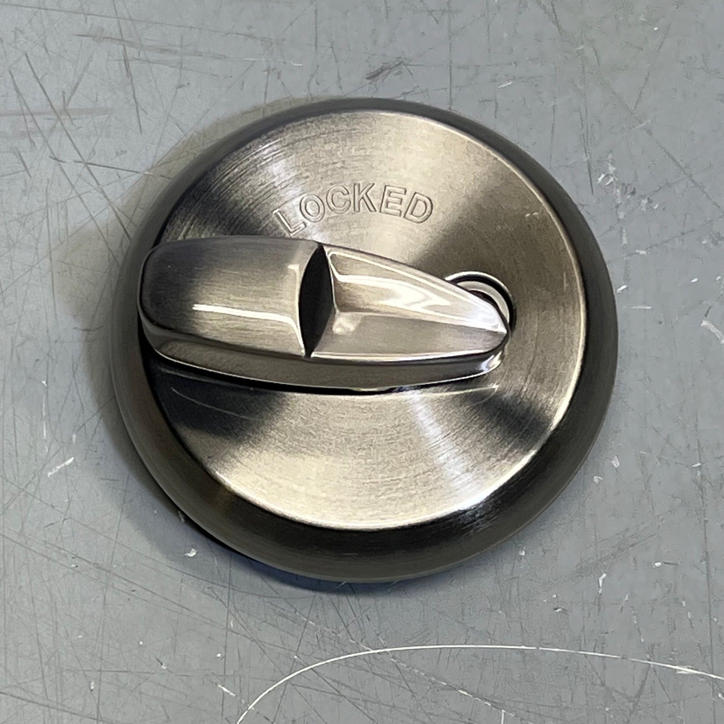 KWIKSET Exterior Door Key Control Deadbolt Keyed One Side Satin Nickel 98170-007