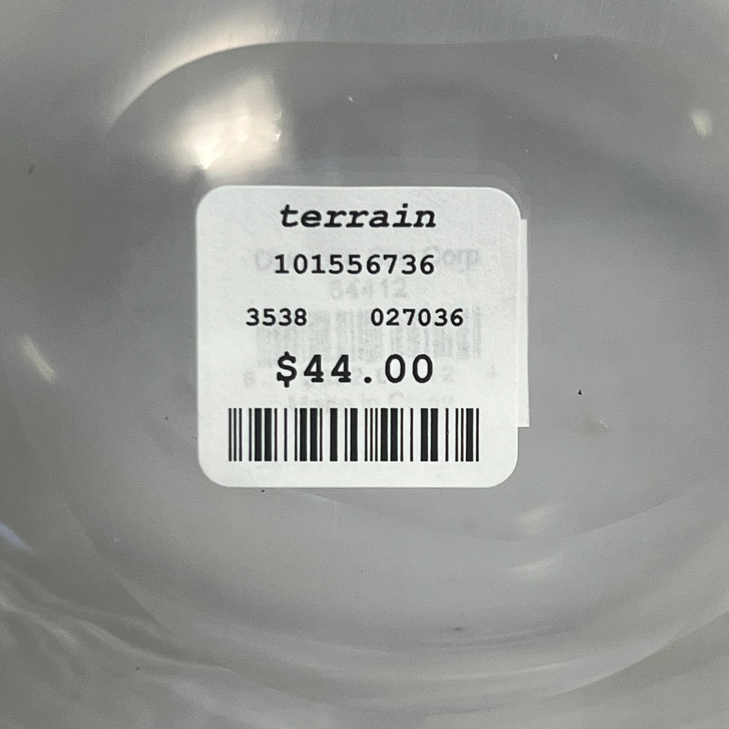 TERRAIN Slanted Hurricane Glass Sz 5.5"D x 8"H, 101556736