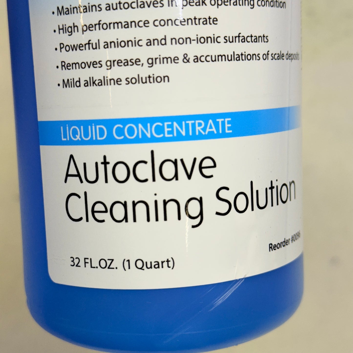 MARK 3 Autoclave Cleaning Solution 32 fl oz Blue 0096