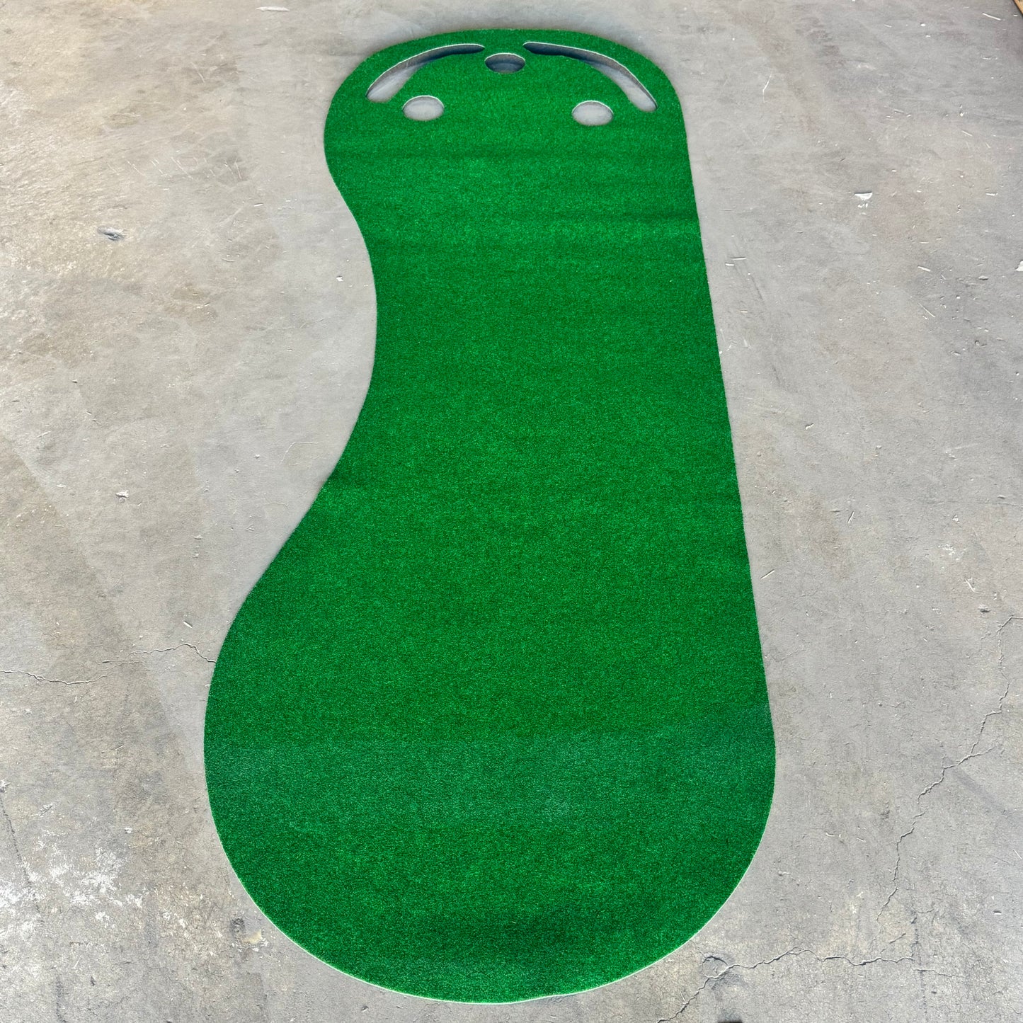 ZA@ PUTT-A-BOUT Minigolf Par 3 Green Plus Sz 102”Lx33.5”W (New)