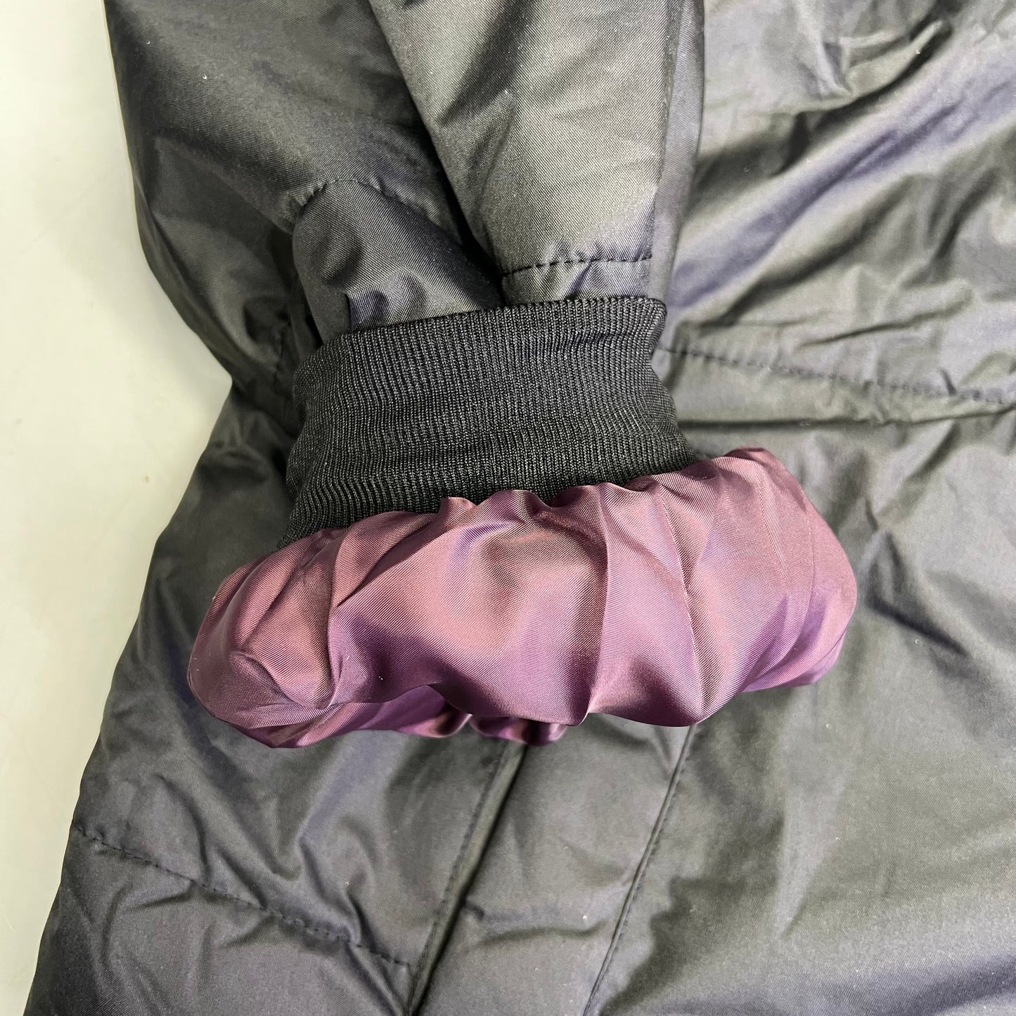 REVESS Fleece Lined Stripe Quilt Coat W/ Detachable Hood Men's Sz 3X Black