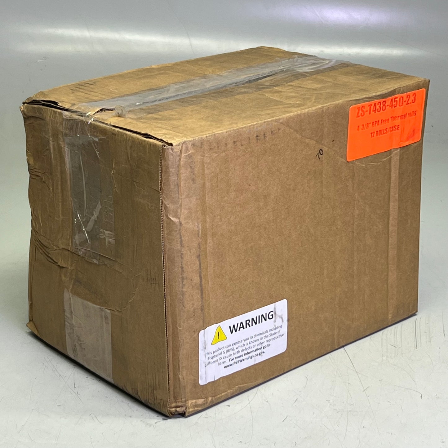 12 ROLLS! 4 3/8" x 450' BPA Free Thermal Rolls ZS-T438-450-2.3