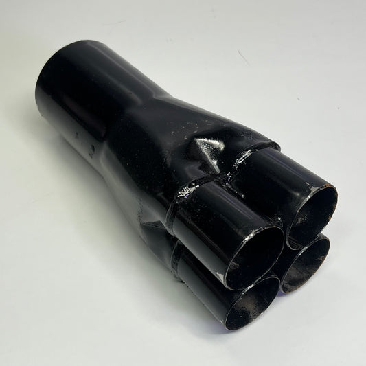 SCHOENFELD Steel Slip-On Collector 1-7/8 3-1/2" Outlet 9" Long Black SCHSO83541