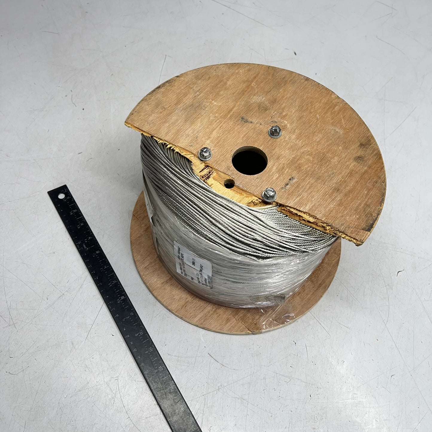 Grounding Wire Bare 14 AWg -7 X 24/36 Tc Rope .645" TIN 3,906' Tinned Copper