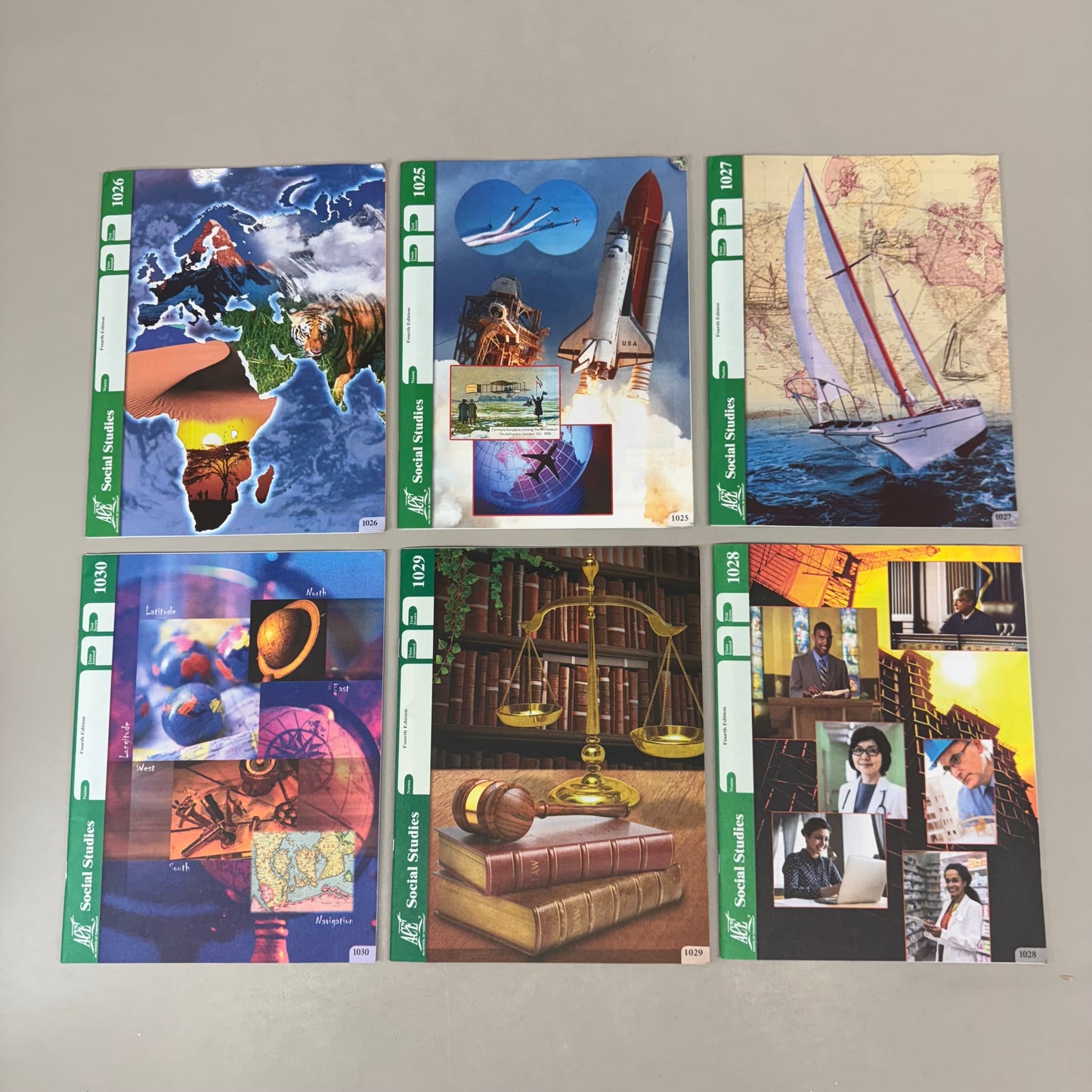 ACE PACES (12 Pack) Grade 3 Social Studies 1025-1036 (Fourth Edition) Homeschool 40652339