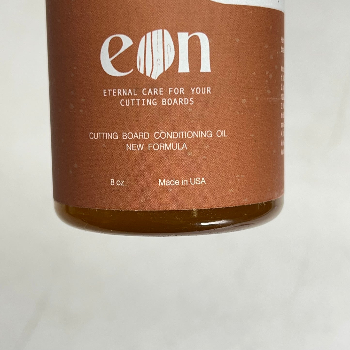 TEAK HAUS  Eon Cutting Board Conditioner Seal & Protect Monthly Use 8oz Brown
