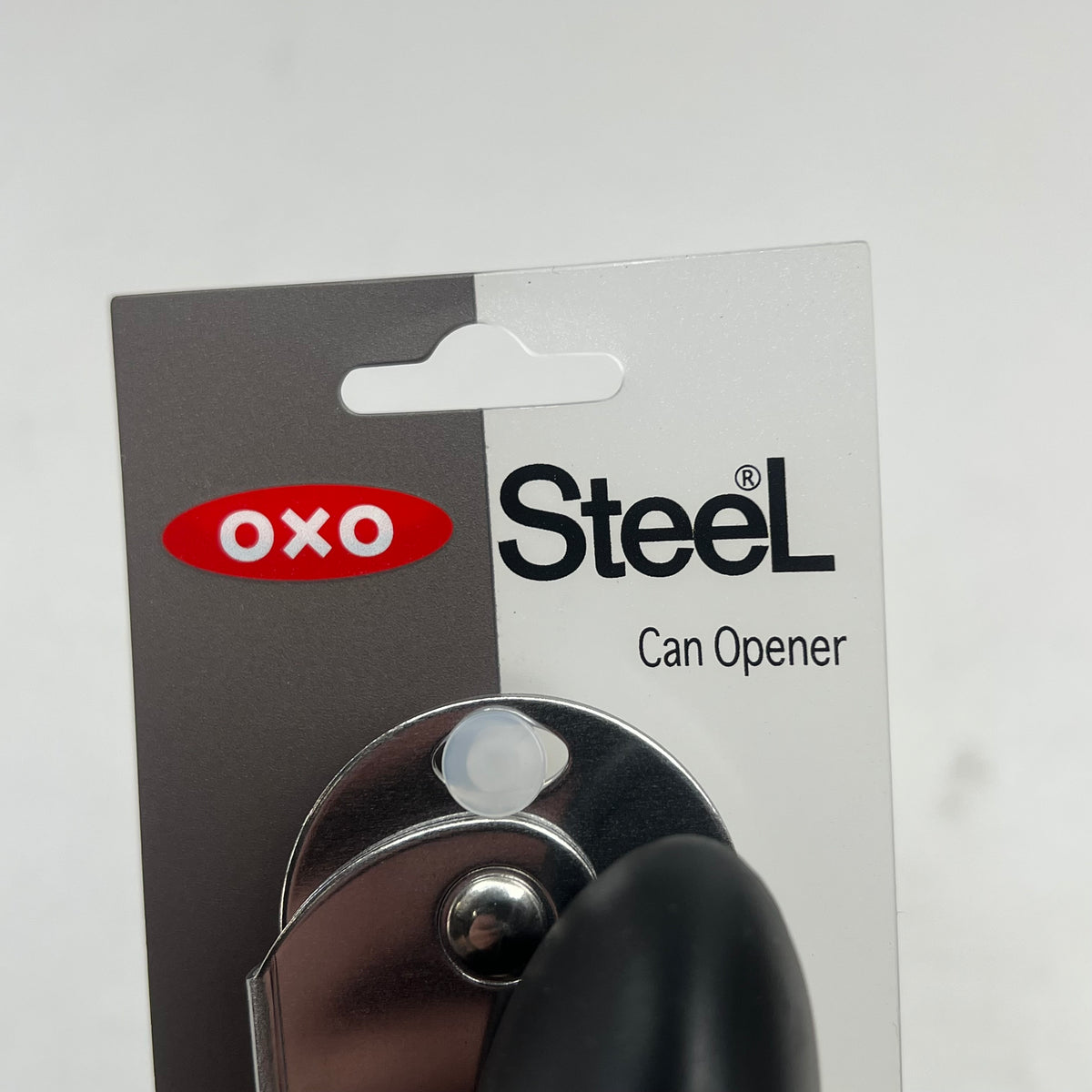 OXO Stainless Steel Can Opener W/ Oversized Knob Large Handles 8" Silver/Black