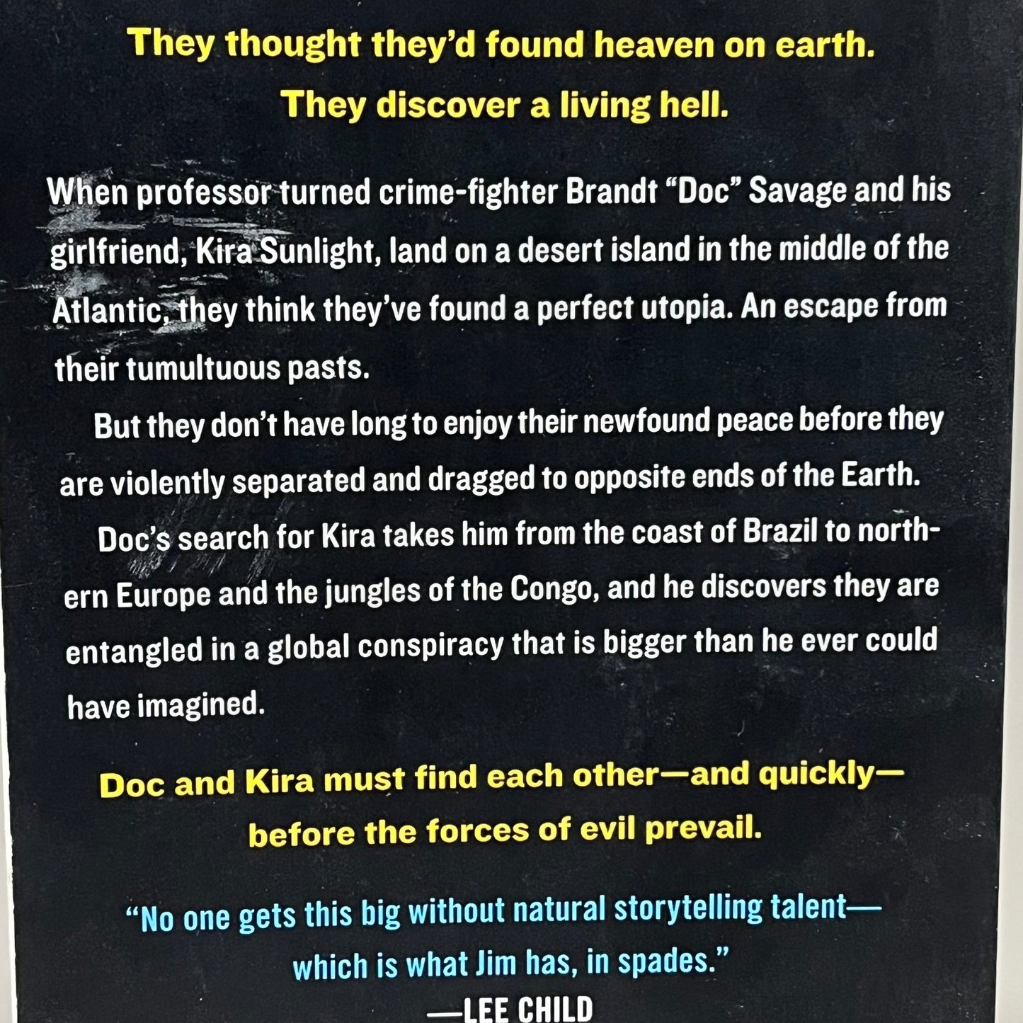 ZA@ MURDER ISLAND A Doc Savage Thriller Paperback Book By James Patterson & Brian Sitts Published By Little Brown & Company B