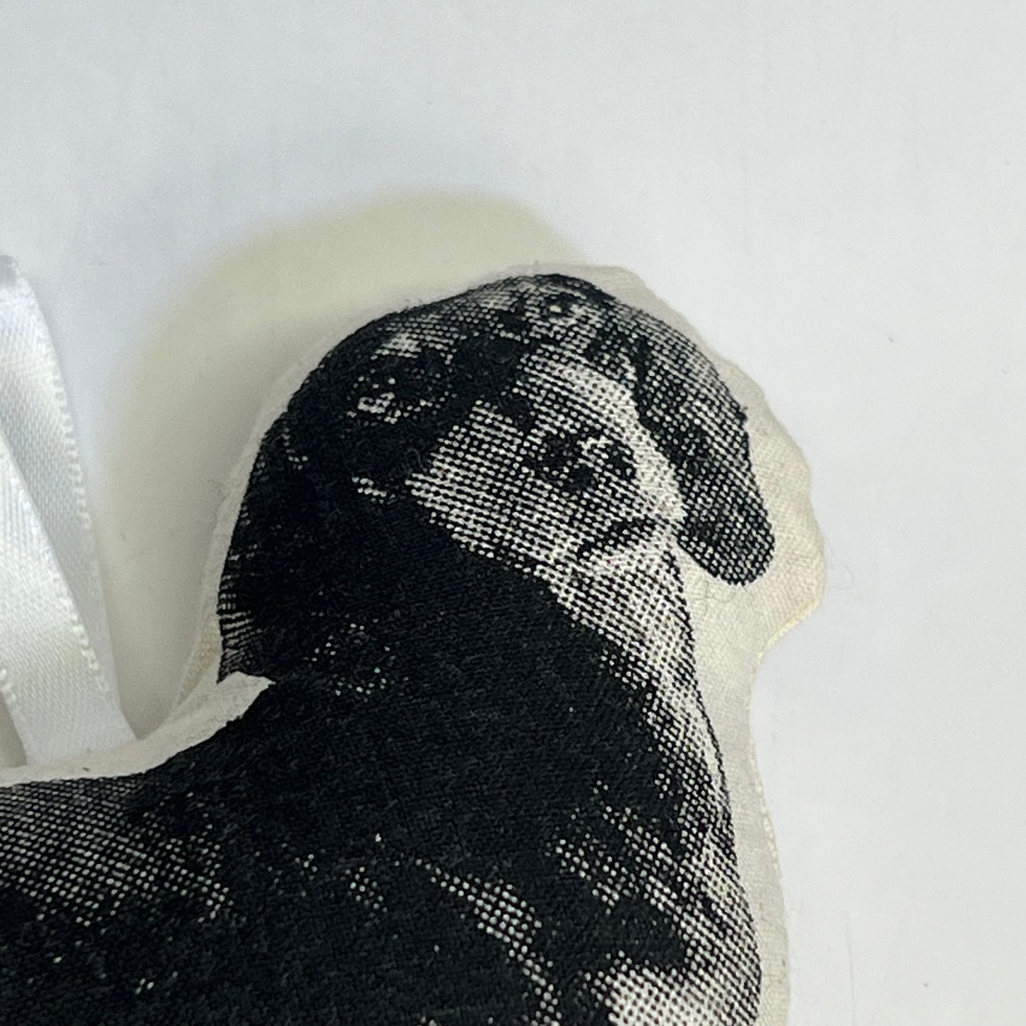 BRODERPRESS (3 PACK) Hand Silkscreened Dog Ornaments 3.5"x5" Black & White