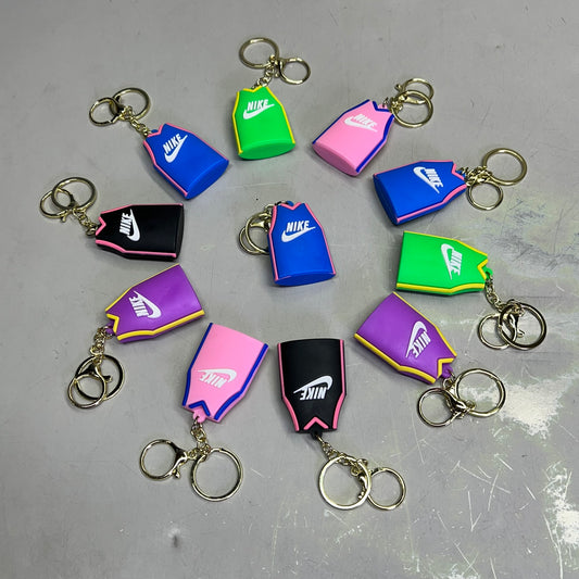 FOREVER SPORTS (12 PACK) Nike Sports Jersey Keychains 8" Assorted Colors
