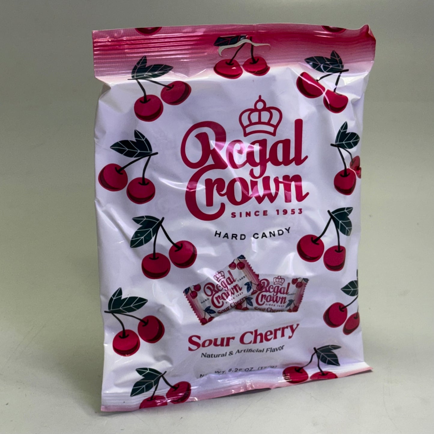 ZA@ ICONIC CANDY (12 PACK) Hard Candy Sour Cherry 6.25 oz BB 04/28
