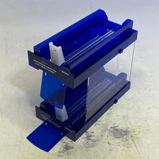 ZA@ NIVEA Round Cream Slide Dispenser 8"x7"x4" Blue/White