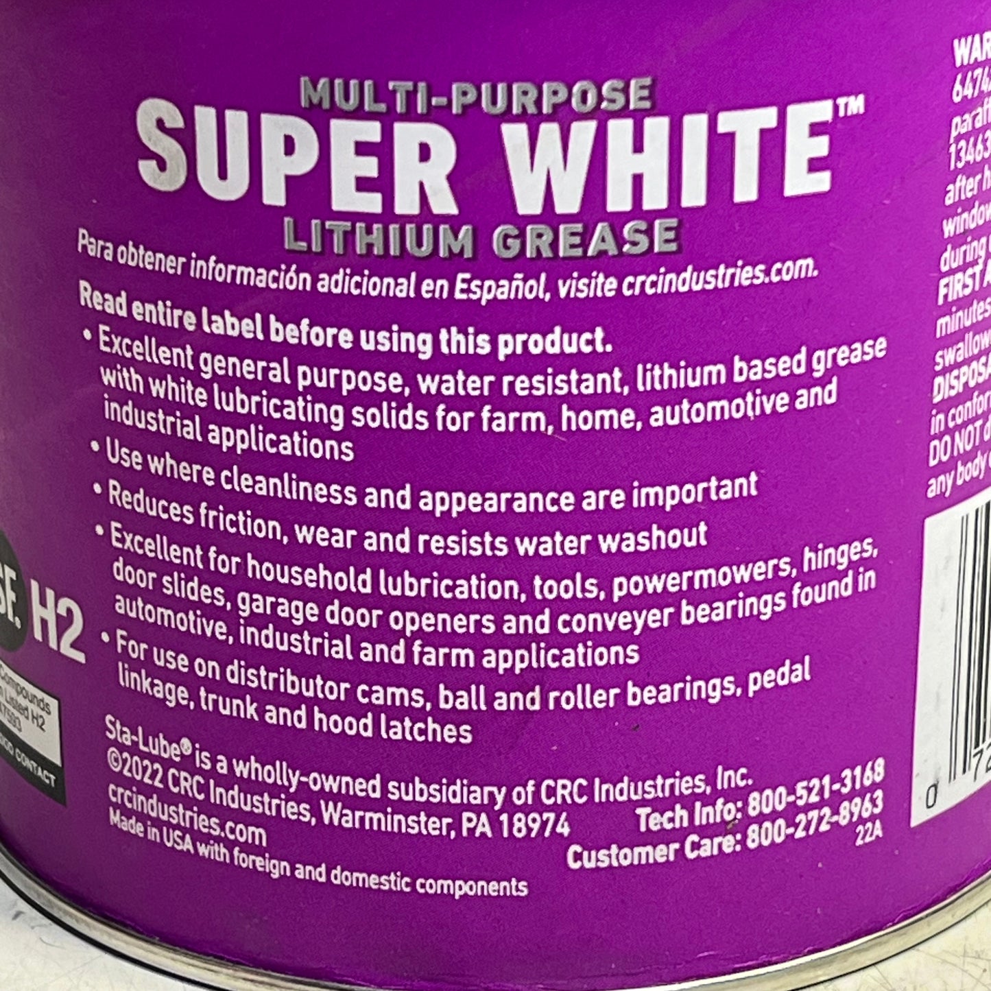 CRC (2 PACK) Hydro Force All Purpose Degreaser Aerosol Spray 1 Lb 2 Oz 1004956