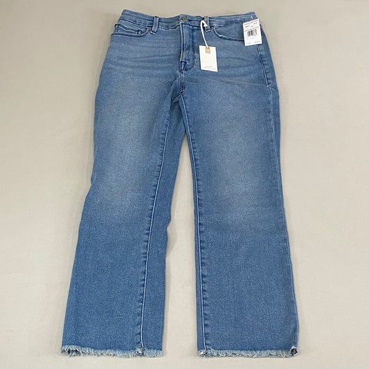 GOOD AMERICAN Good Legs Straight Split Pockets Women's Sz 10 Blue449 GSBP941CET