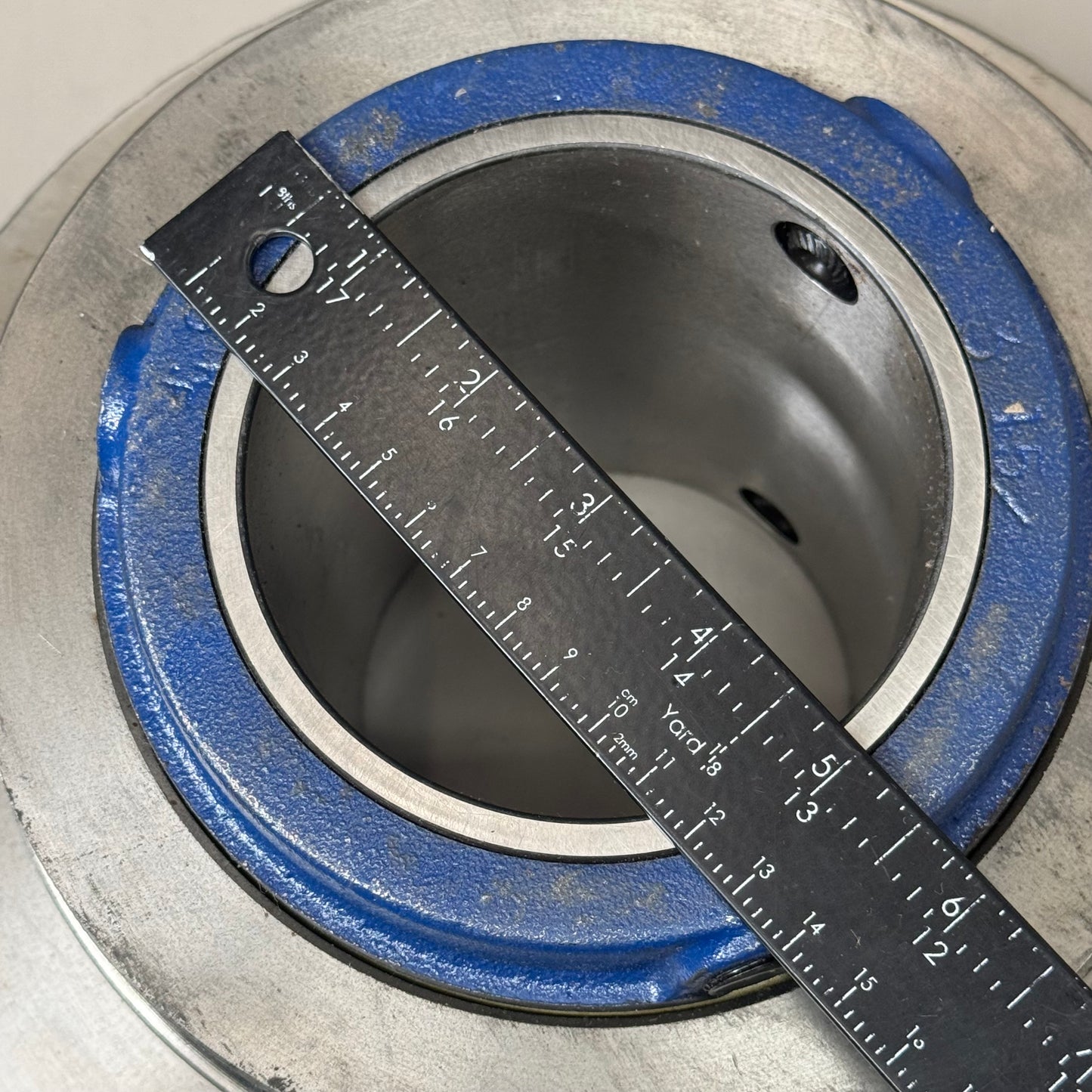 ROYERSFORD Type E Piloted Flange Bearings 4" Non-Expansion Blue 20-06-0400