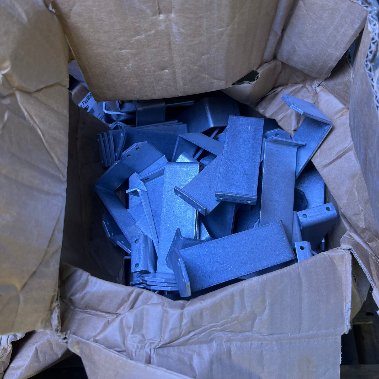 ZA@ Pallet of Stamping Metals Deadfront Support Brackets D-3226-01