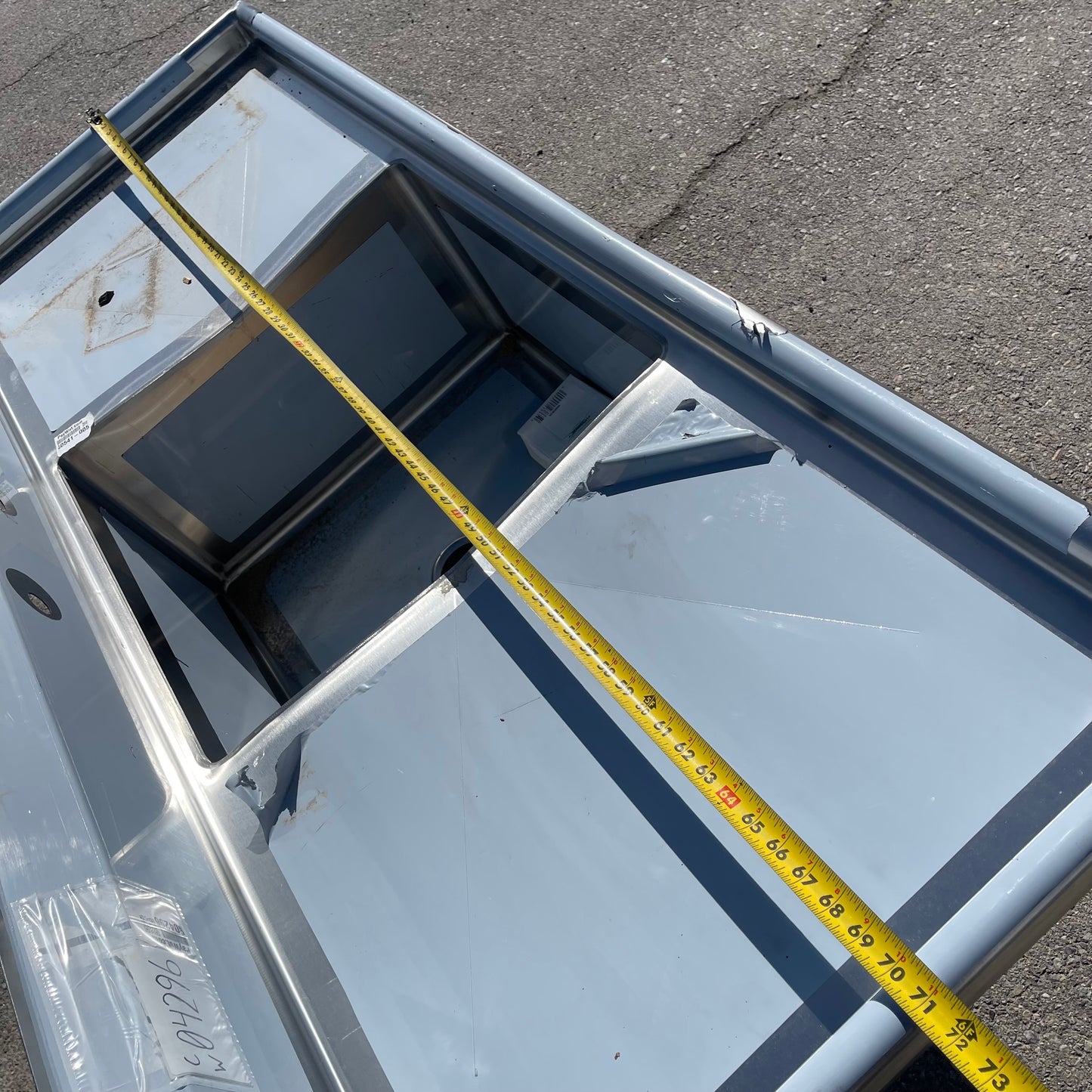 REGENCY One Compartment Commercial Sink Stainless Steel 600S12424224