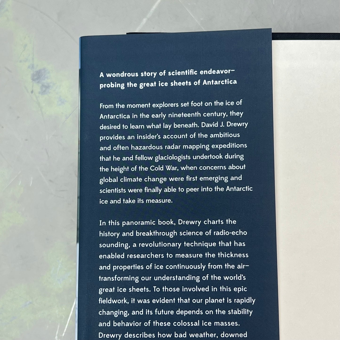 THE LAND BENEATH THE ICE The Pioneering Years Of Radar Exploration In Antarctica