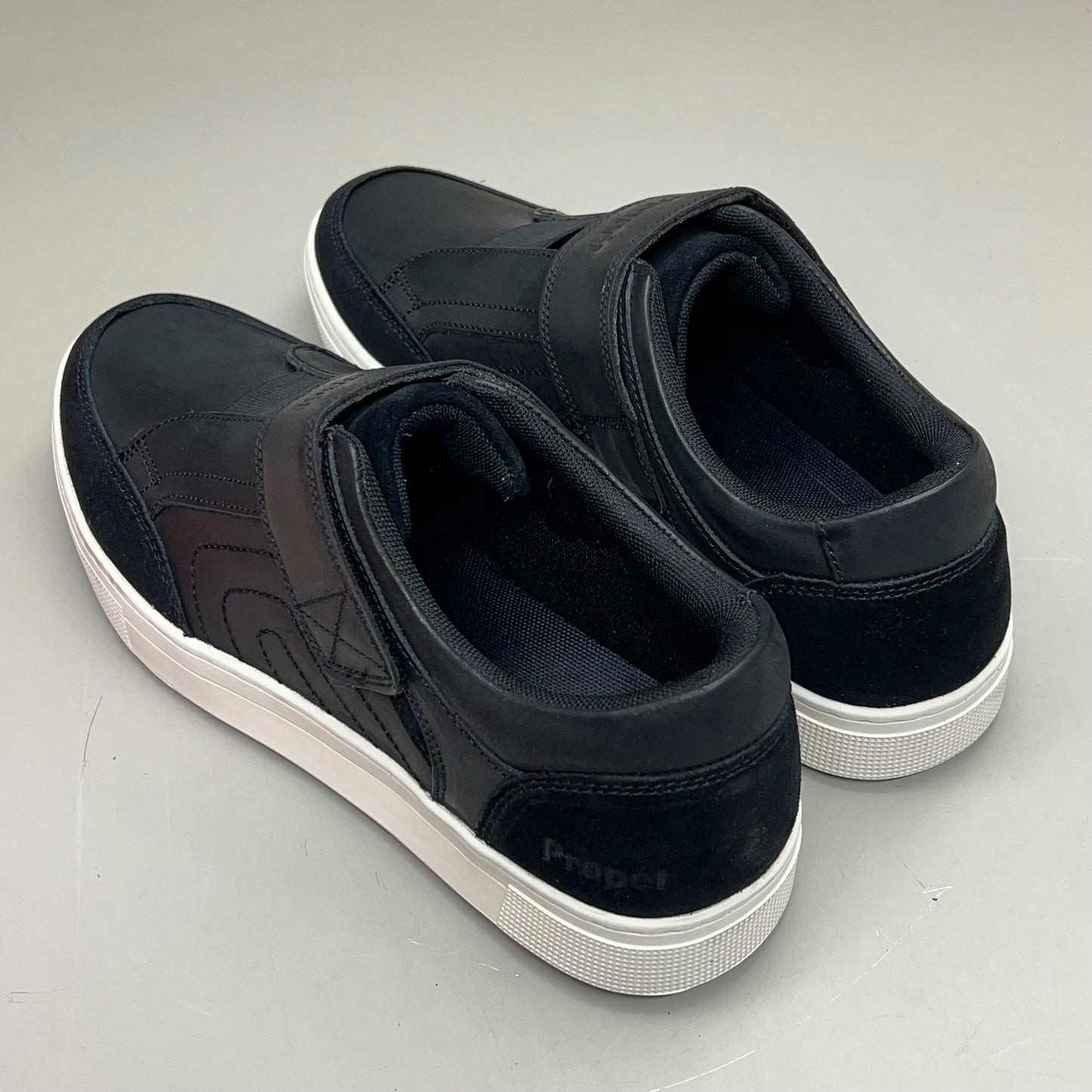 PROPET Kade Strap Sneaker Adjustable Diabetic Men's Sz 12 X(3E) Black MCA043L