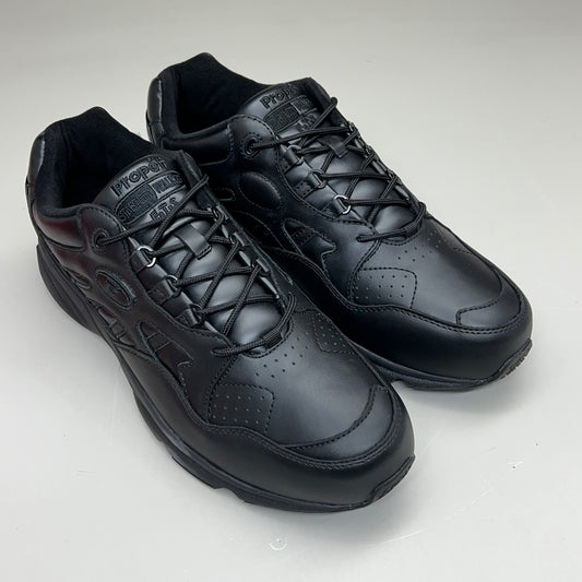 PROPET Stark Slip Resistant Sneaker Ortholite Men's Sz 9.5 XX(5E) Black MAS022L
