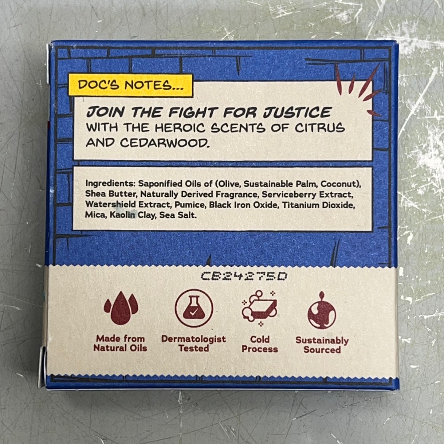 DR SQUATCH (3 PACK) Liberty Lather Natural Bar Soap Light Grit LIMITED 5oz