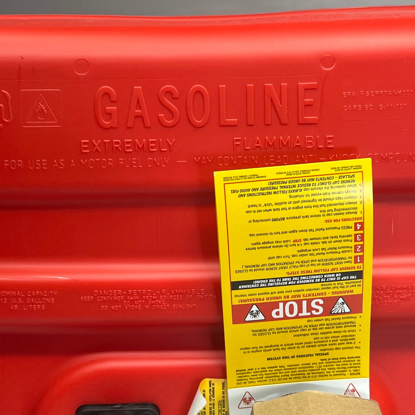 SCEPTER Marine Fuel Tank Portable 12 Gal. 08669