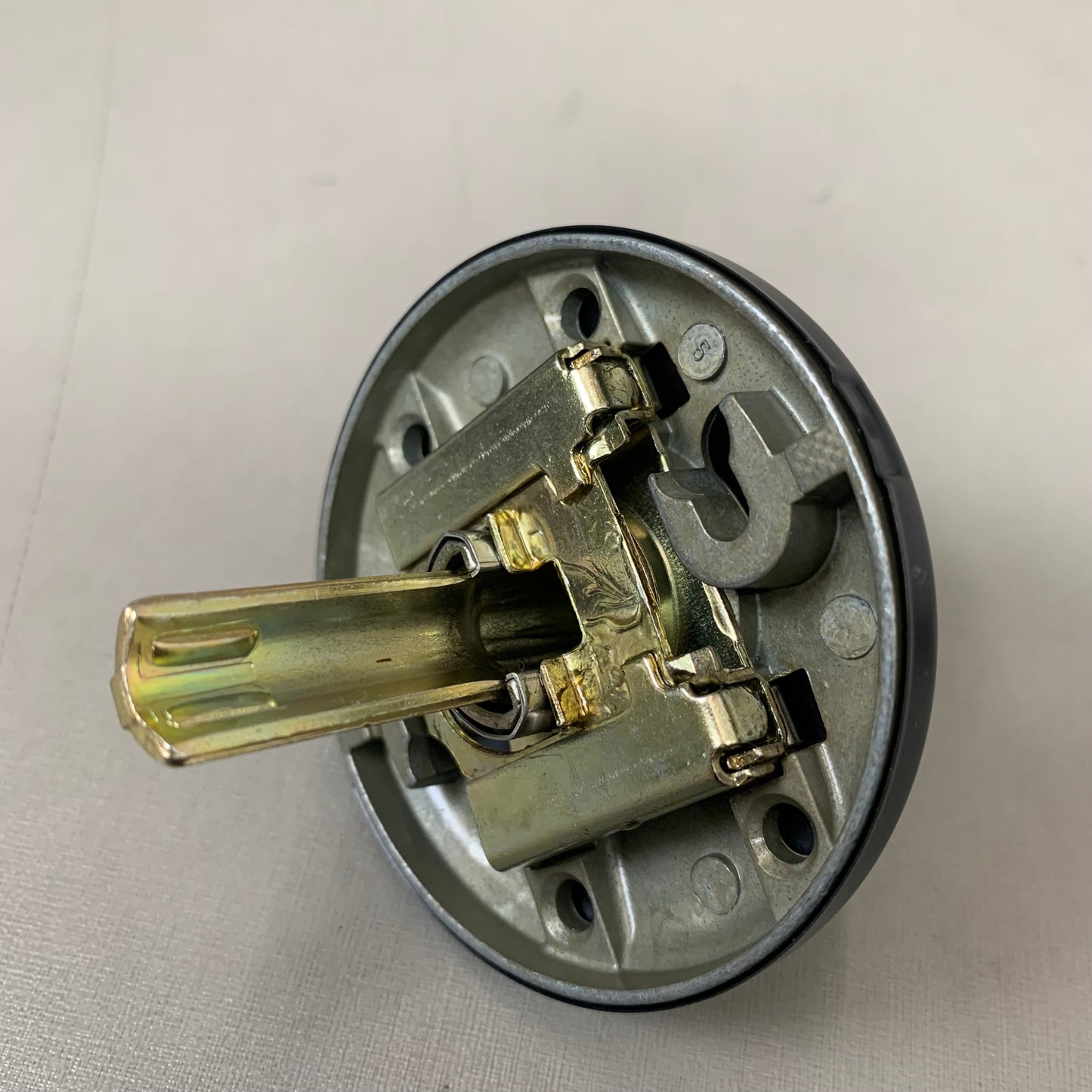 KWIKSET Dorian Single Cylinder Handle Set  3-5/8" Lever Length Venetian Bronze 966DNL-119 UNIV