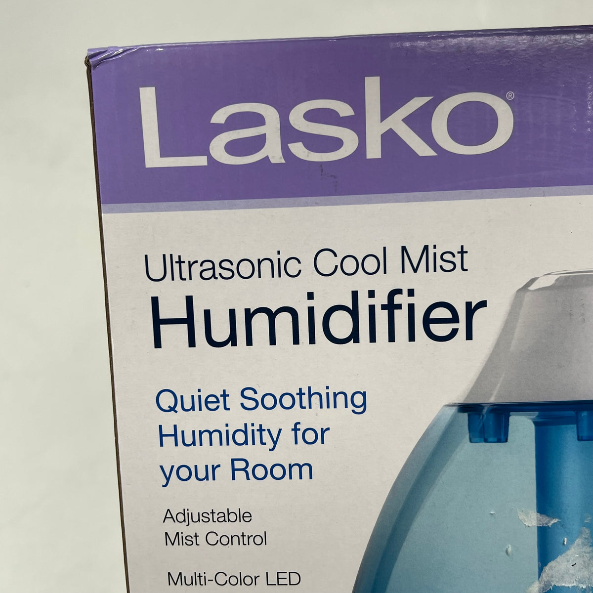 LASKO Ultra Sonic Cool Mist Humidifier 60hr Run Time Rooms Up To 300sq Ft White
