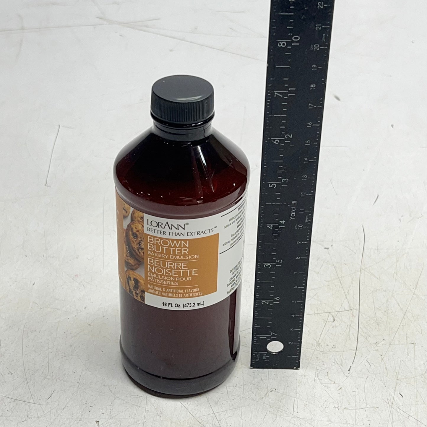 LORANN (2 PACK) Better Than Extracts Brown Butter Bakery Emulsion 16 Fl Oz