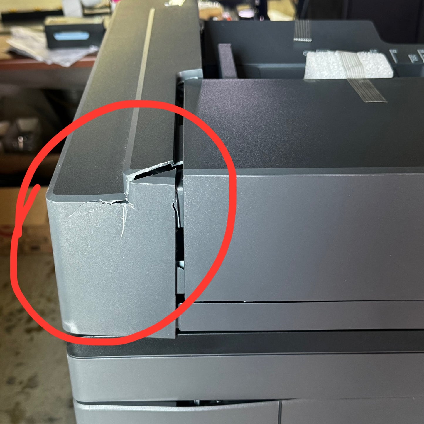 Z@ LEXMARK Laser Multifunction Printer 110-127V Grey CX820/CX860 (New Other, Minor Cosmetic Damage, See Images)
