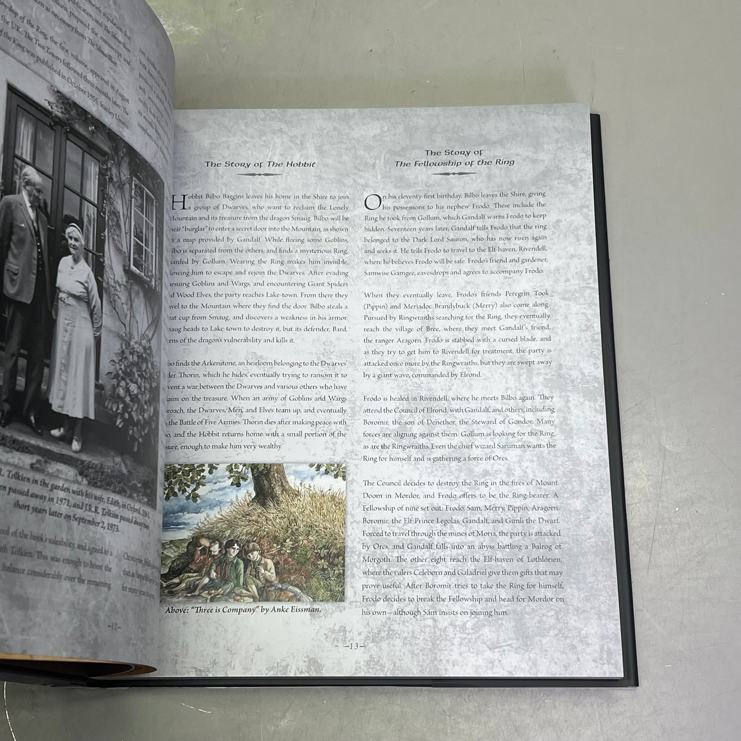 MIDDLE EARTH ENVISIONED The Hobbit & The Lord Of The Rings Hardback Book