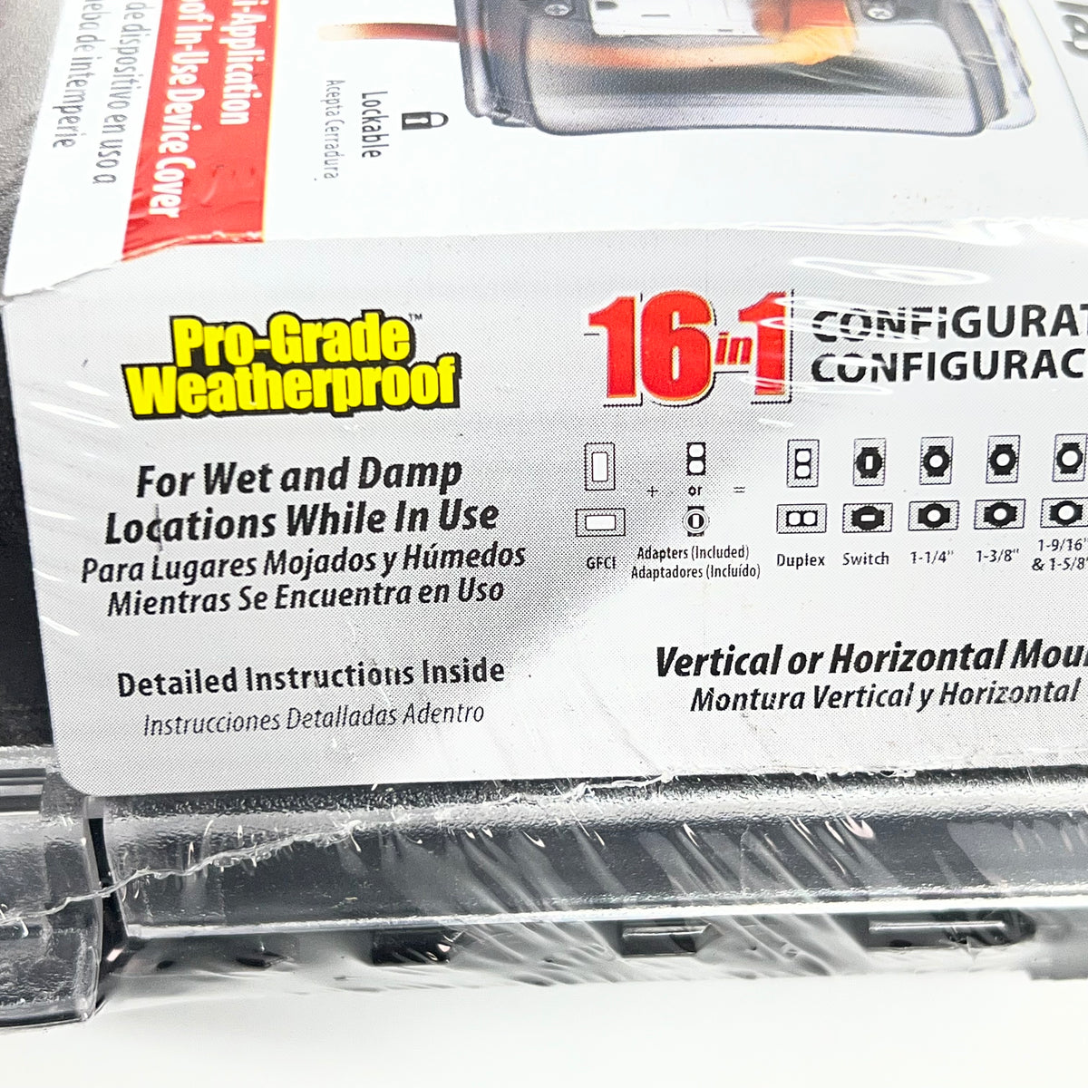 TAYMAC (3 PACK) 1-gang Weatherproof Outdoor Electrical Outlet Cover 2.75" Deep