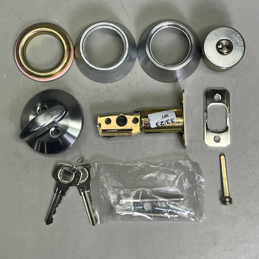 YALE 83 Select Double Cylinder Deadbolt Satin Chrome YH Collection YR83 DB 626