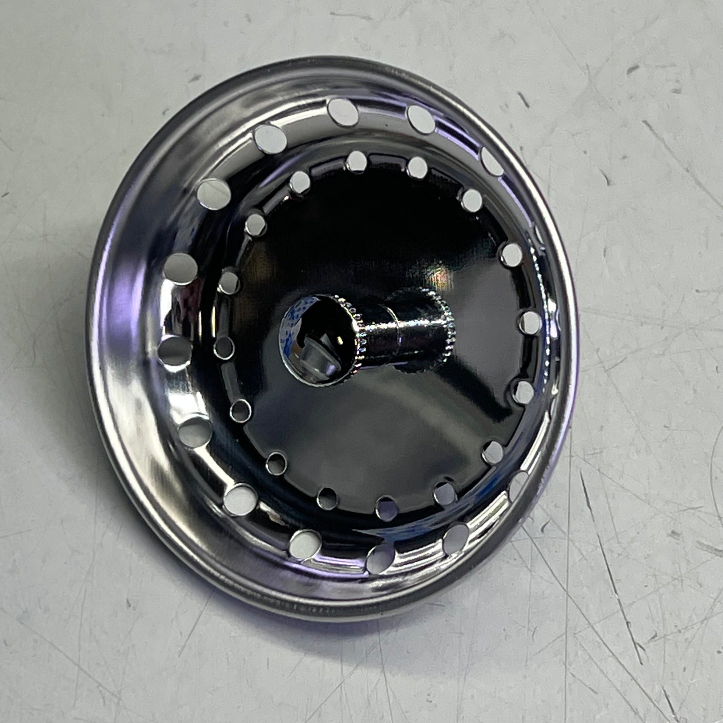 ZA@ DEARBORN (2 PACK) Deep Locking Cup Sink Basket Strainer For Deep Cast Iron Sinks NO. 18 Chrome 7011232 C