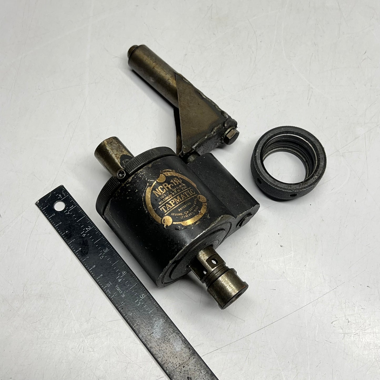 TAPMATIC Reversing Tapping Head 1" Shank #10 - 1/2 Black NCR-1A (Used)