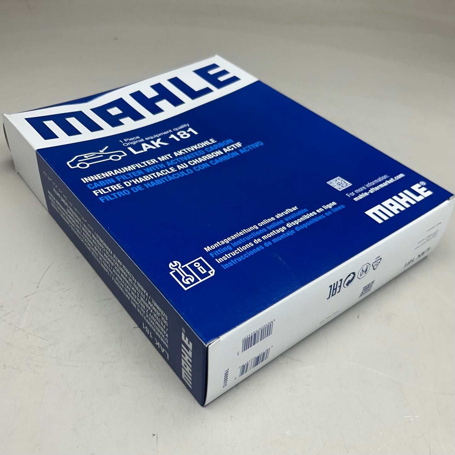 MAHLE Cabin Air Filter Replacement Part For Volkswagen LAK 181