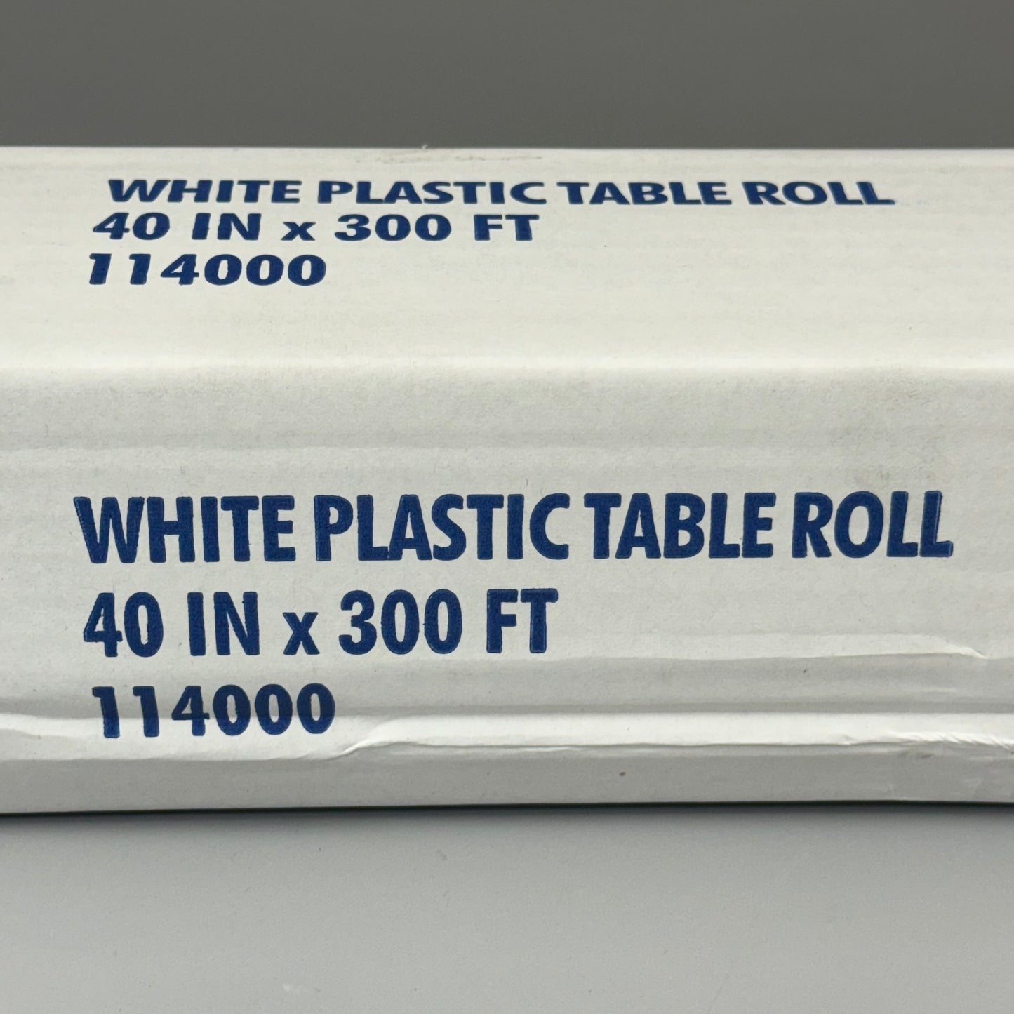 HOFFMASTER White Plastic Table Roll 40in x 300ft 114000