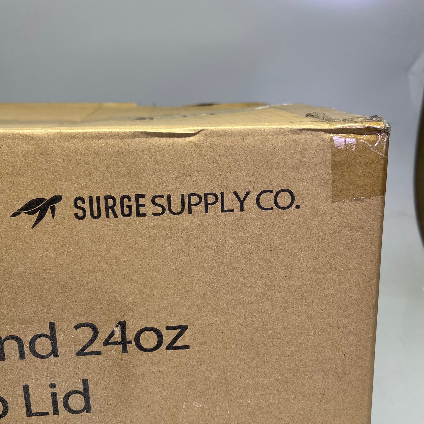 ZA@ SURGE SUPPLY CO (1,000 PACK) Hot Cup Lid 16oz, 20oz & 24oz Black HCLID